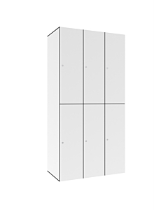 HPL locker met 9 vakken - H.180 x B.90 cm